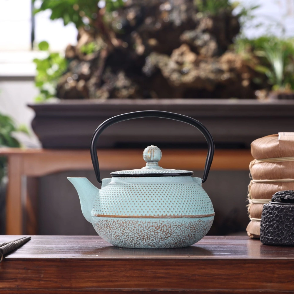 Green Particles Xiaoding Cast Iron Kettle