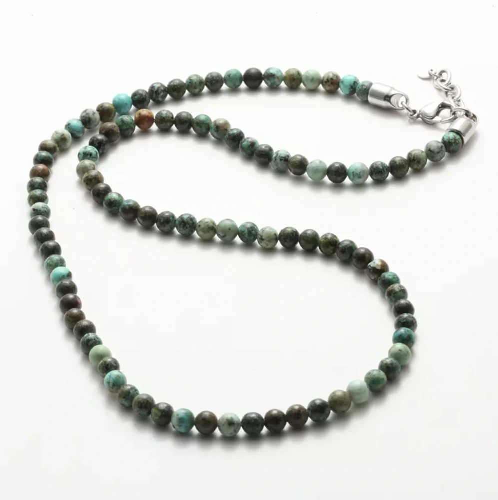 Men's And Women's Fashion New Natural Tigereye Agate Bead Necklace