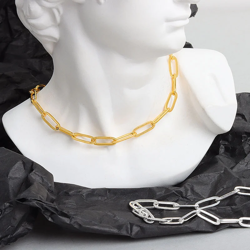 Cold Style Hip Hop Thick Chain Necklace For Women