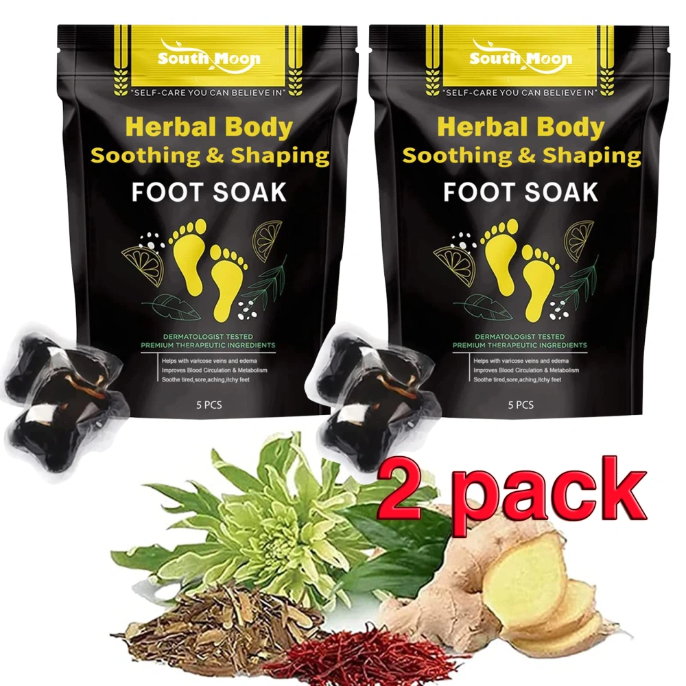 Herbal Detox&Shaping Cleansing Foot Soak Beads (2 Packs / 10 PCS)