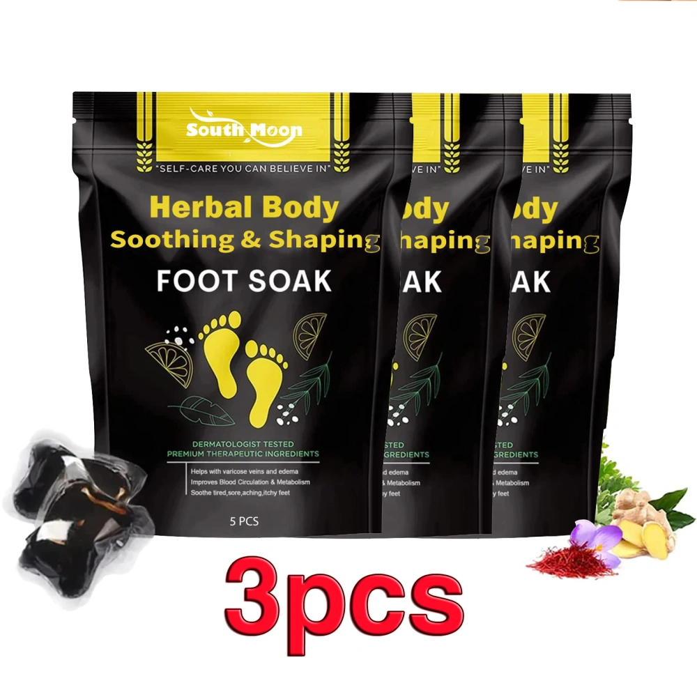 Herbal Detox&Shaping Cleansing Foot Soak Beads (3 Packs / 15 PCS)