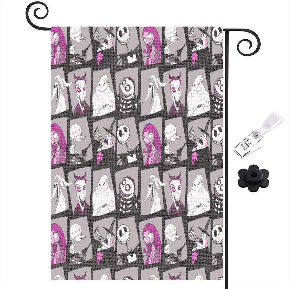 The Nightmare Before Christmas Jack Garden Flag 12x18 inch(YLU)