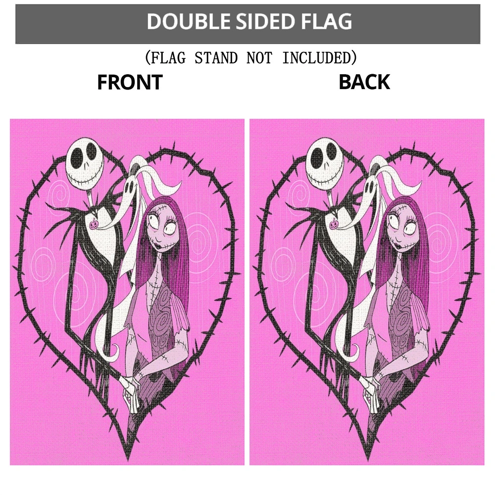 Nightmare Before Christmas Jack Saly Welcome Garden Flags,Yard Decoration Flags(YLI)