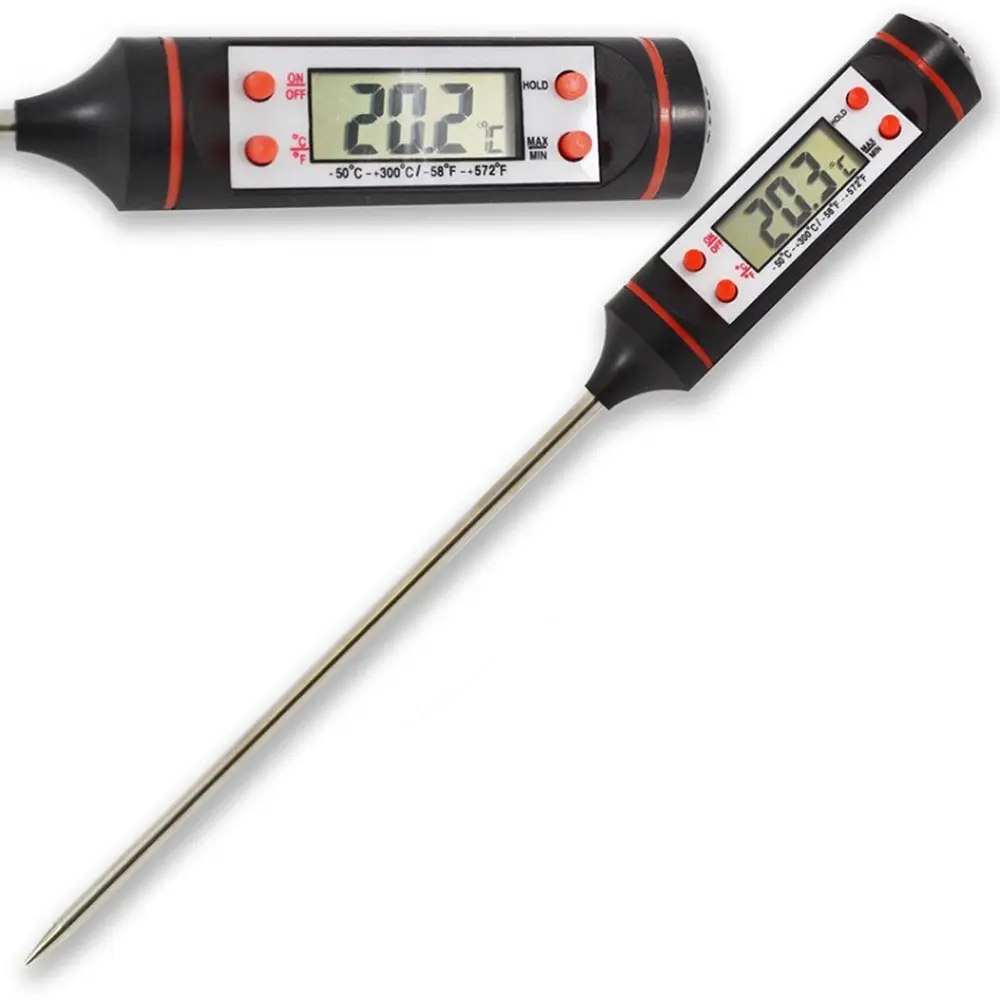 Digital Probe Thermometer Kitchen Cooking BBQ Meat Turkey Food Temperature