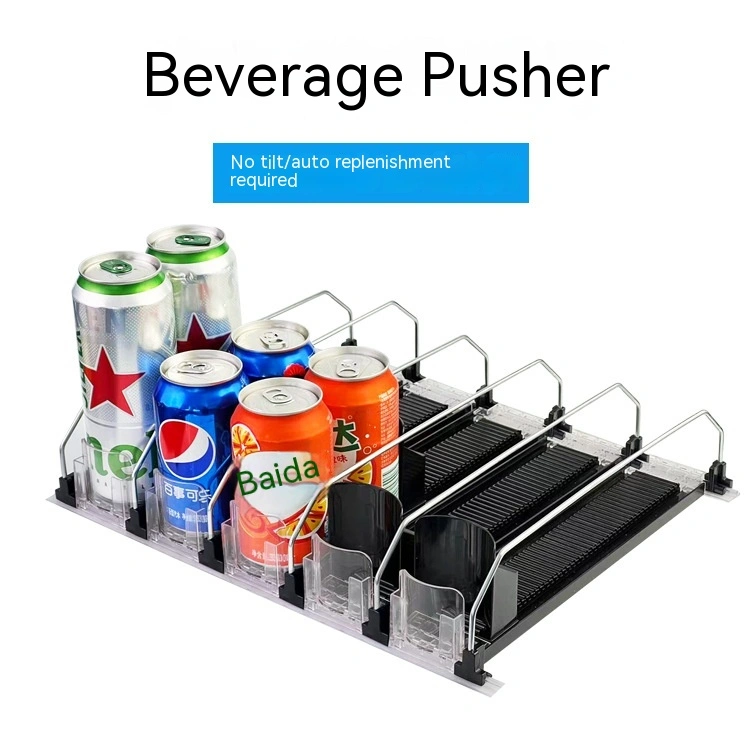 Automatic Beverage Pusher For Shelves