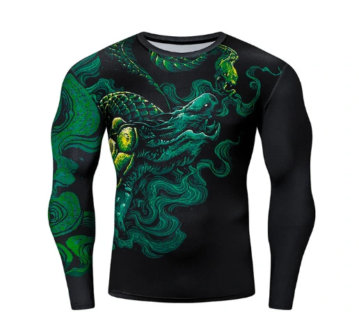 3D Printed Loose Round Neck Pullover Men's T-shirt