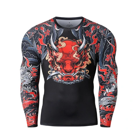 3D Printed Loose Round Neck Pullover Men's T-shirt