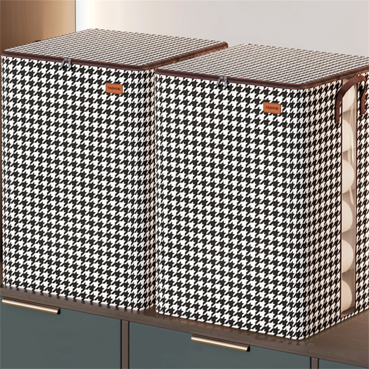 Clothes Storage Bags, Foldable Storage Bins for Organizing Blankets