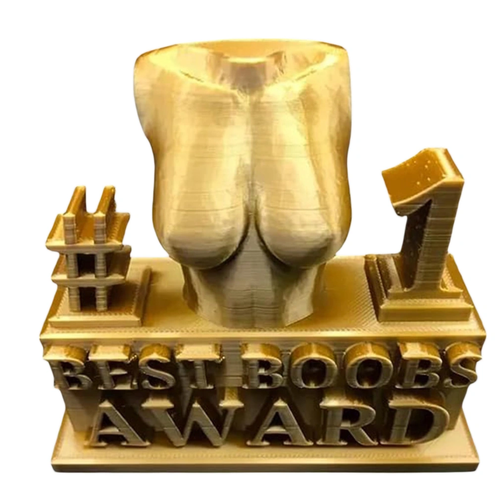 Resin Butt/Chest Trophy Statue Funny Art Figurines Desk Sculptures