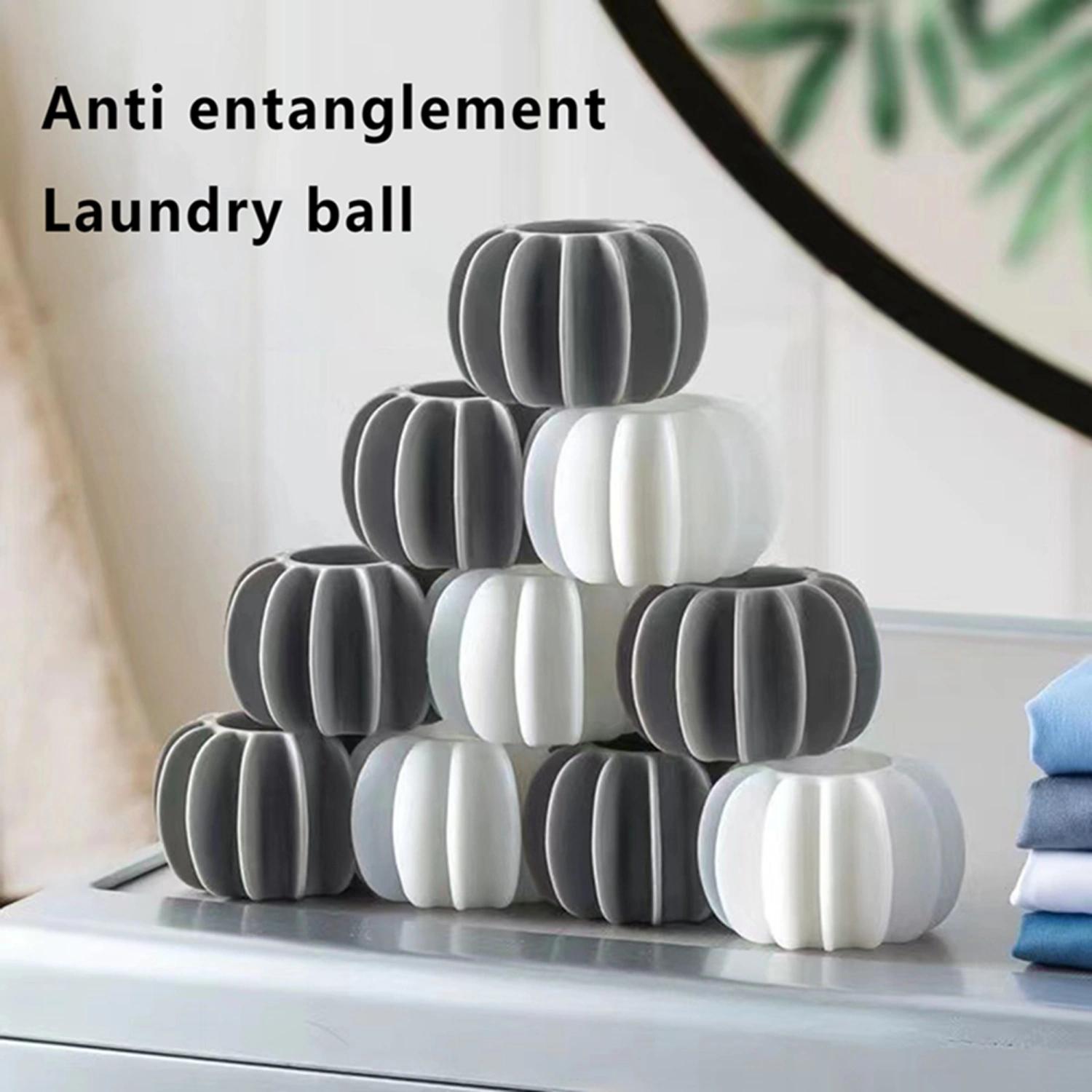 Laundry Balls Reusable Tangle-Free Dryer Balls Soft Scrubbing Balls