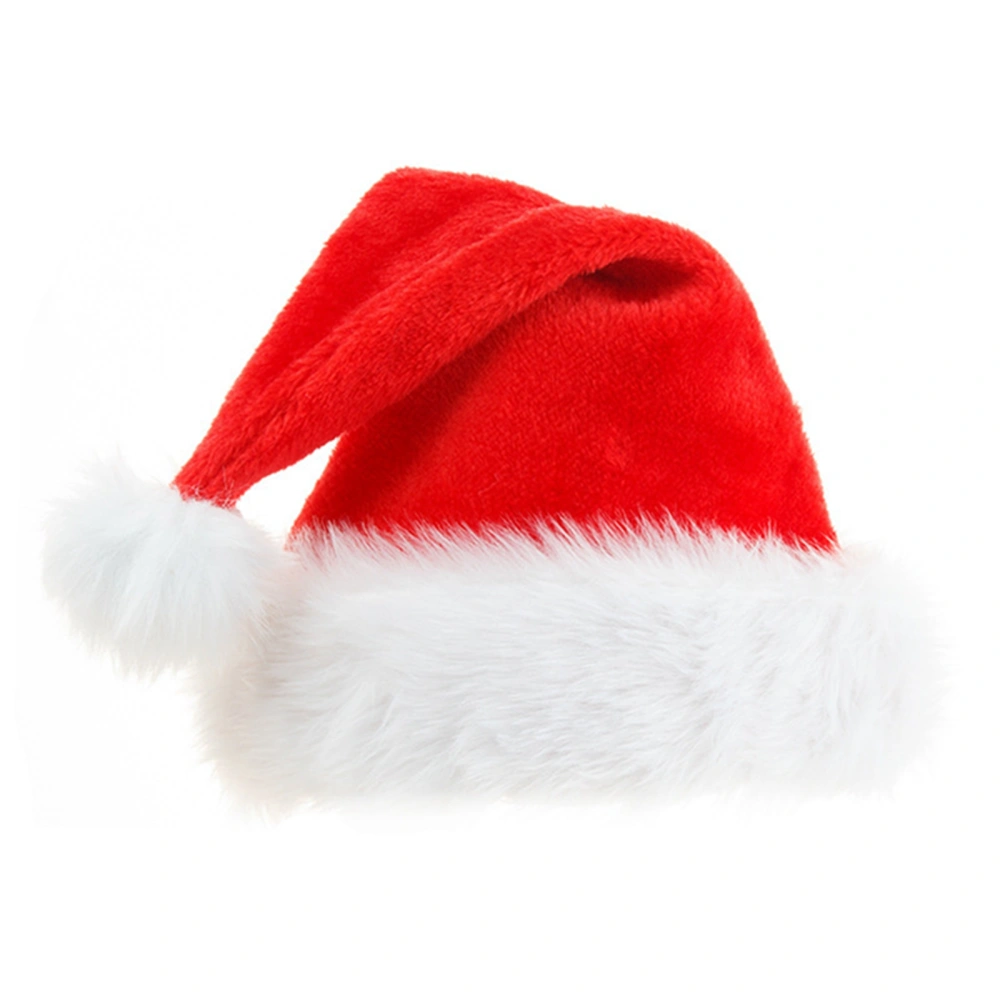 Adult Christmas Party Hat Classic Holiday Santa Hats for Role-Playing 