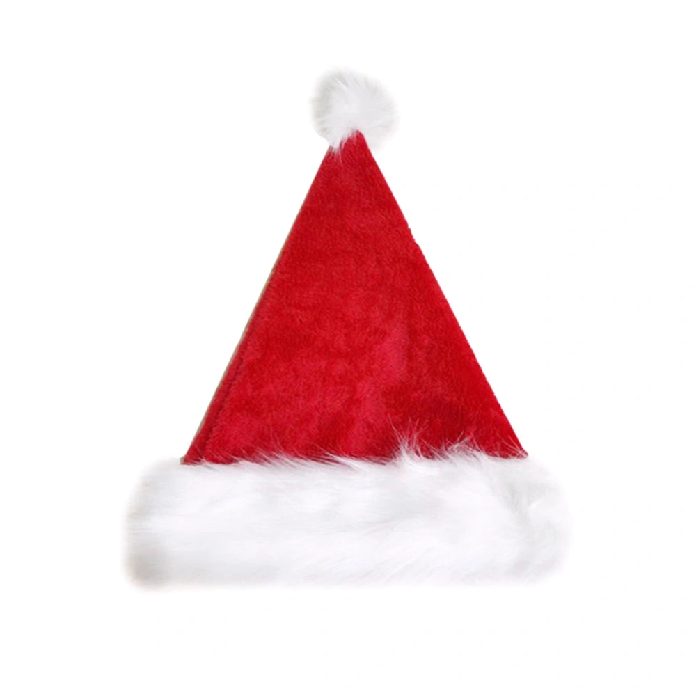 Christmas Hats for Adults Kids Deluxe Santa Claus Hats with Thick Fur