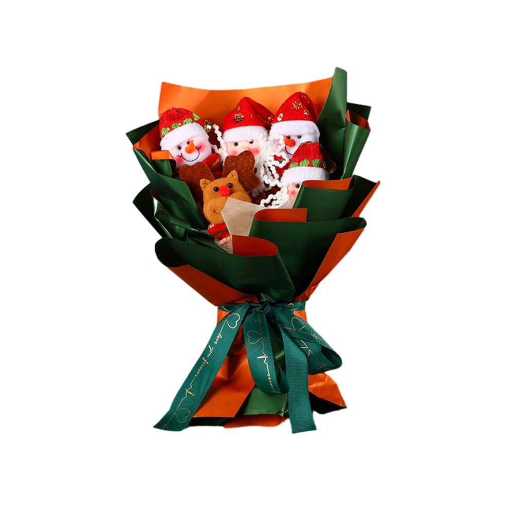 Christmas Bouquet Gifts Santa Claus Reindeer Artificial Bouquet