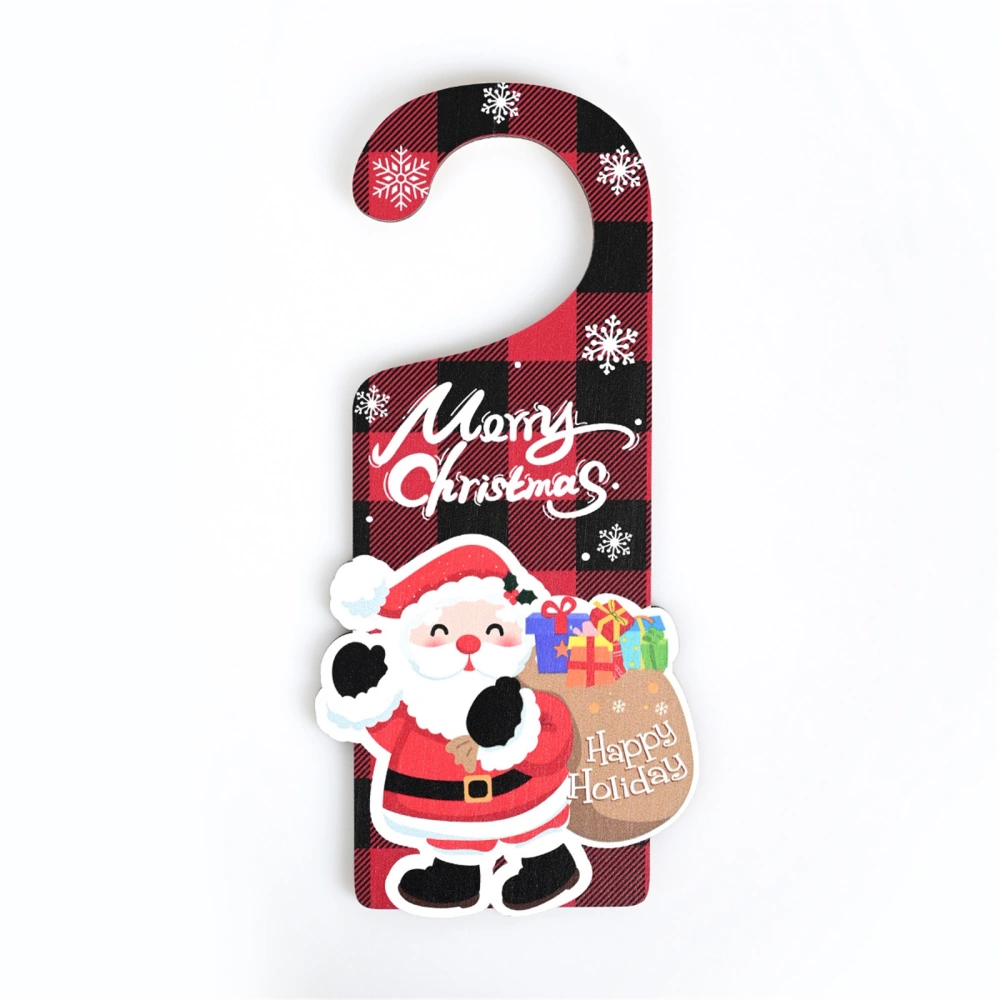 Christmas Door Hanger Decorations Cute Holiday Doorknob Ornaments