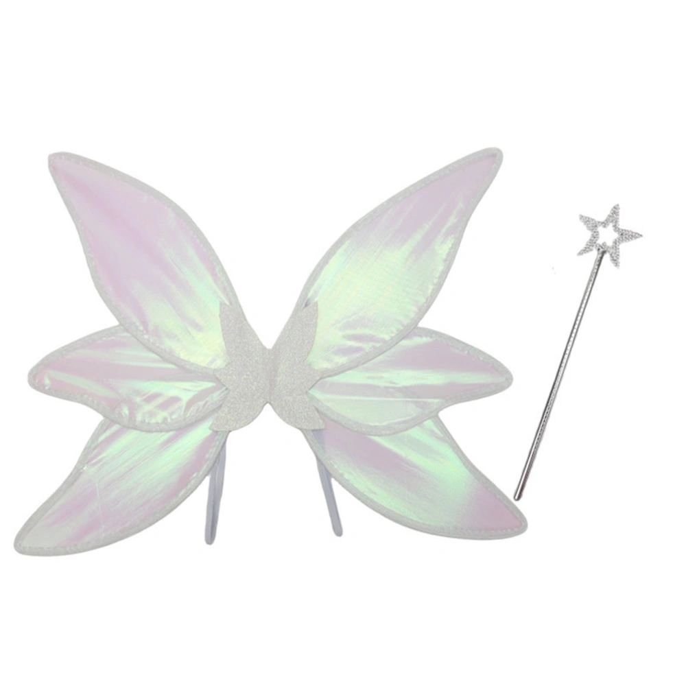 Costume Props Fairy Wing for Child/Adult, Star Wand Sheer Wings