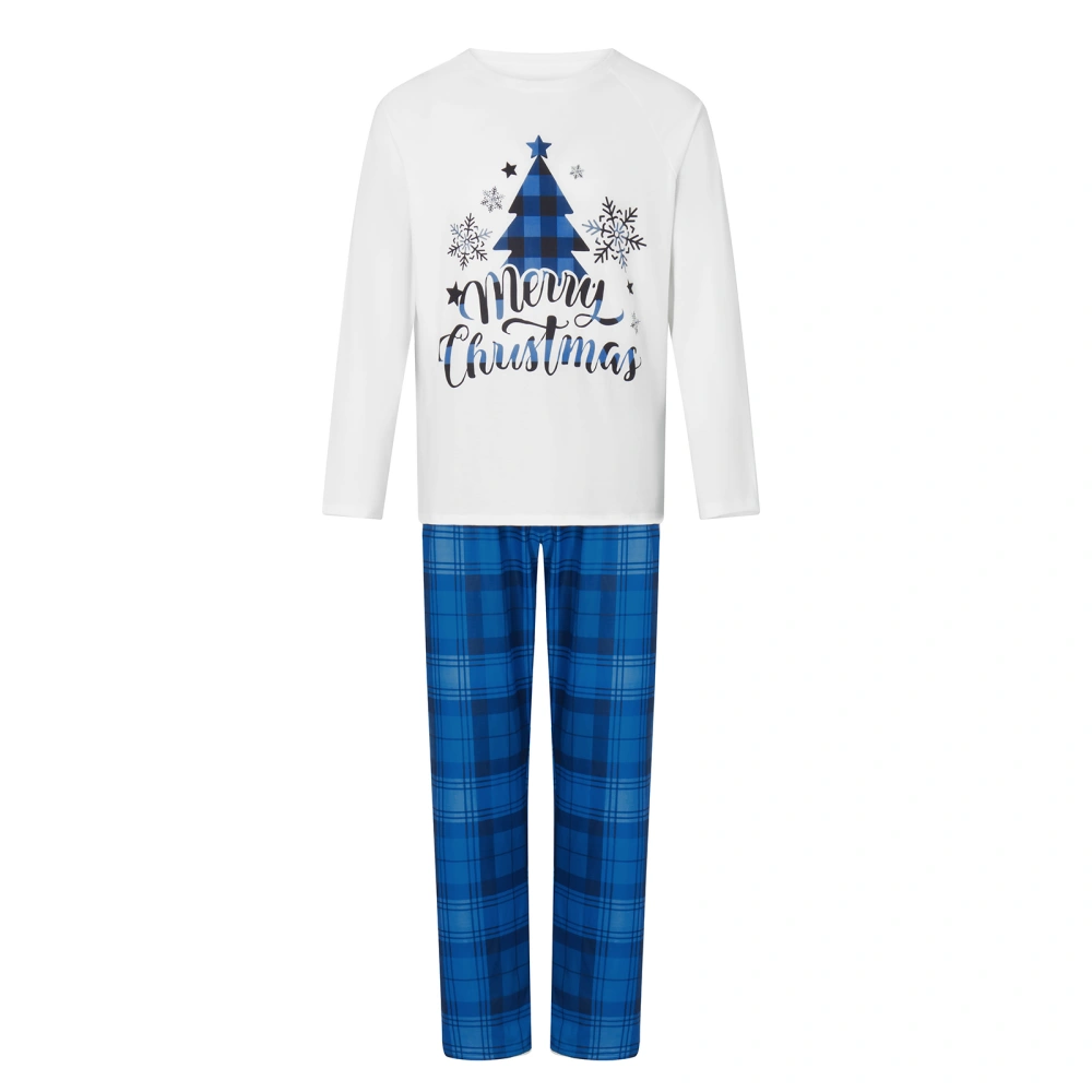 Family Matching Christmas Pajamas, Christmas Tree Print Sleepwear 