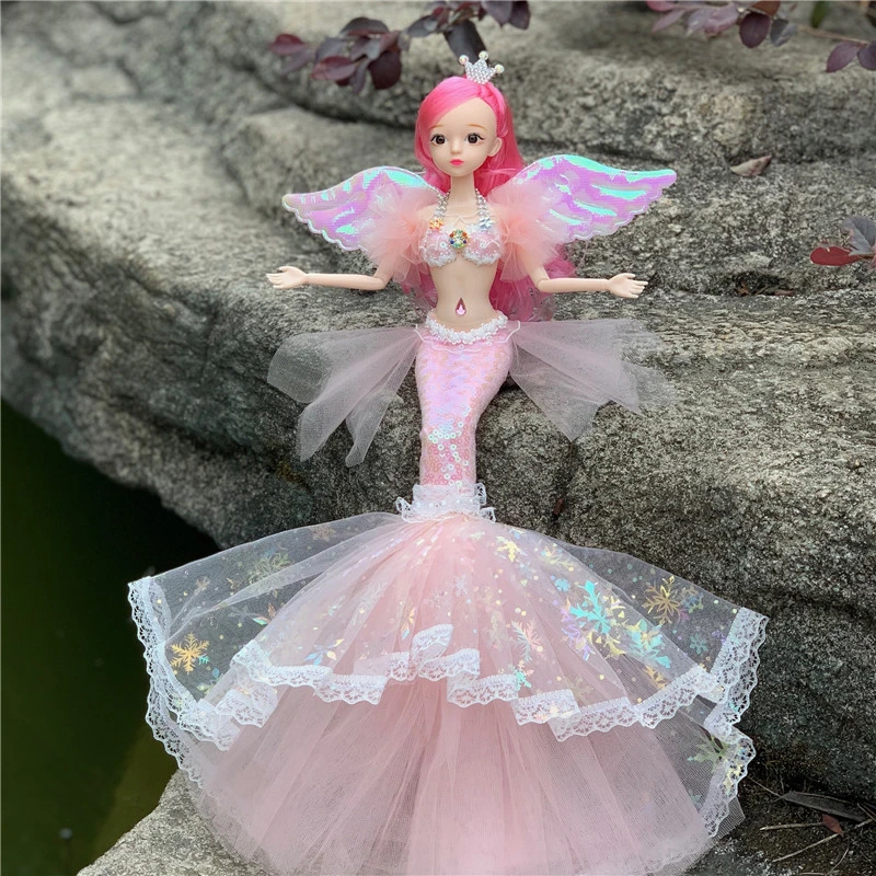 Barbie Mermaid Dolls BJD Doll with 11 Removable Joints Princess Toys