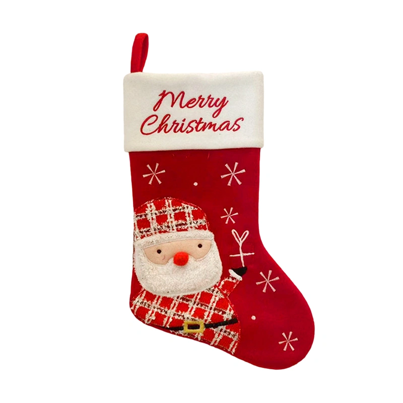 Christmas Stockings Hanging Ornaments, Snowman Gift Box Stocking