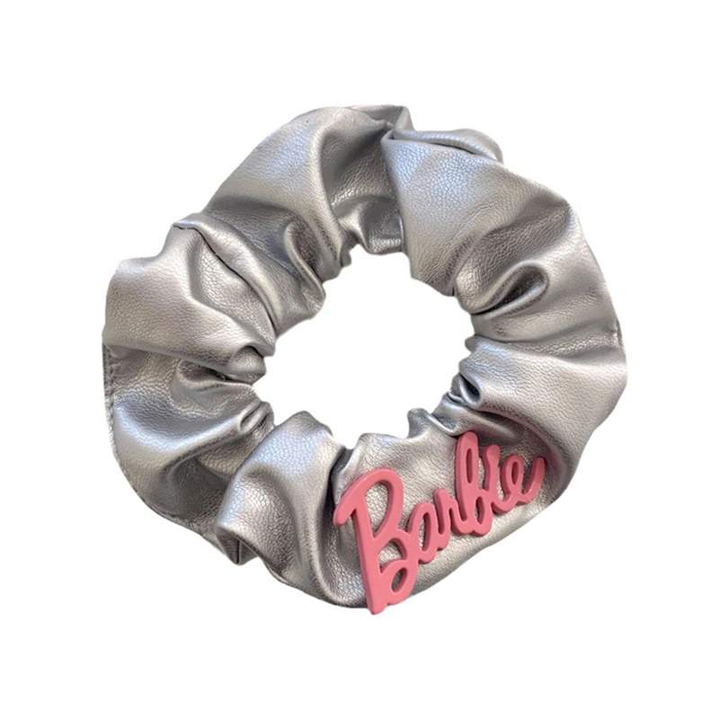 Women Hair Scrunchies Large Hair Ties Heart Barbie Hair Accessories