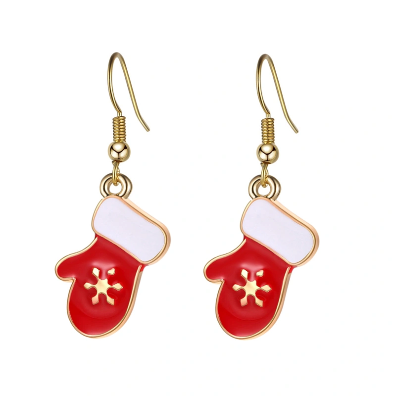 Women Christmas Earrings Lightweight Cute Holiday Drop Dangle Earrings