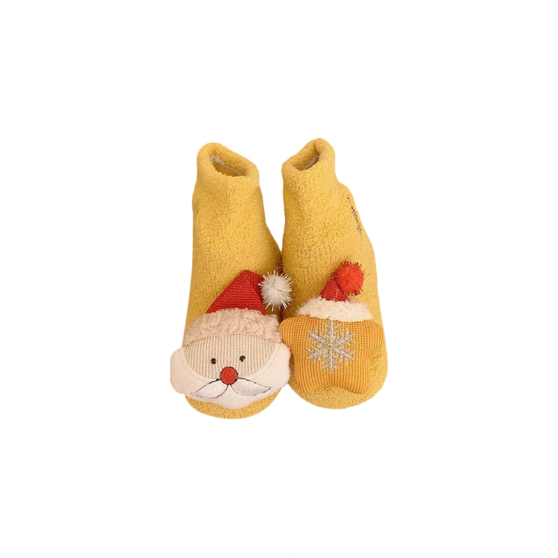 Baby Toddler Christmas Fuzzy Socks Slipper Socks Warm Holiday Socks