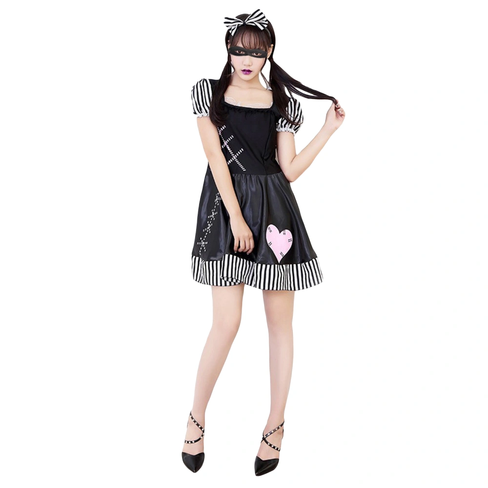 Women Halloween Demon Costume Dress Female Ghost Doll Uniforms Costume