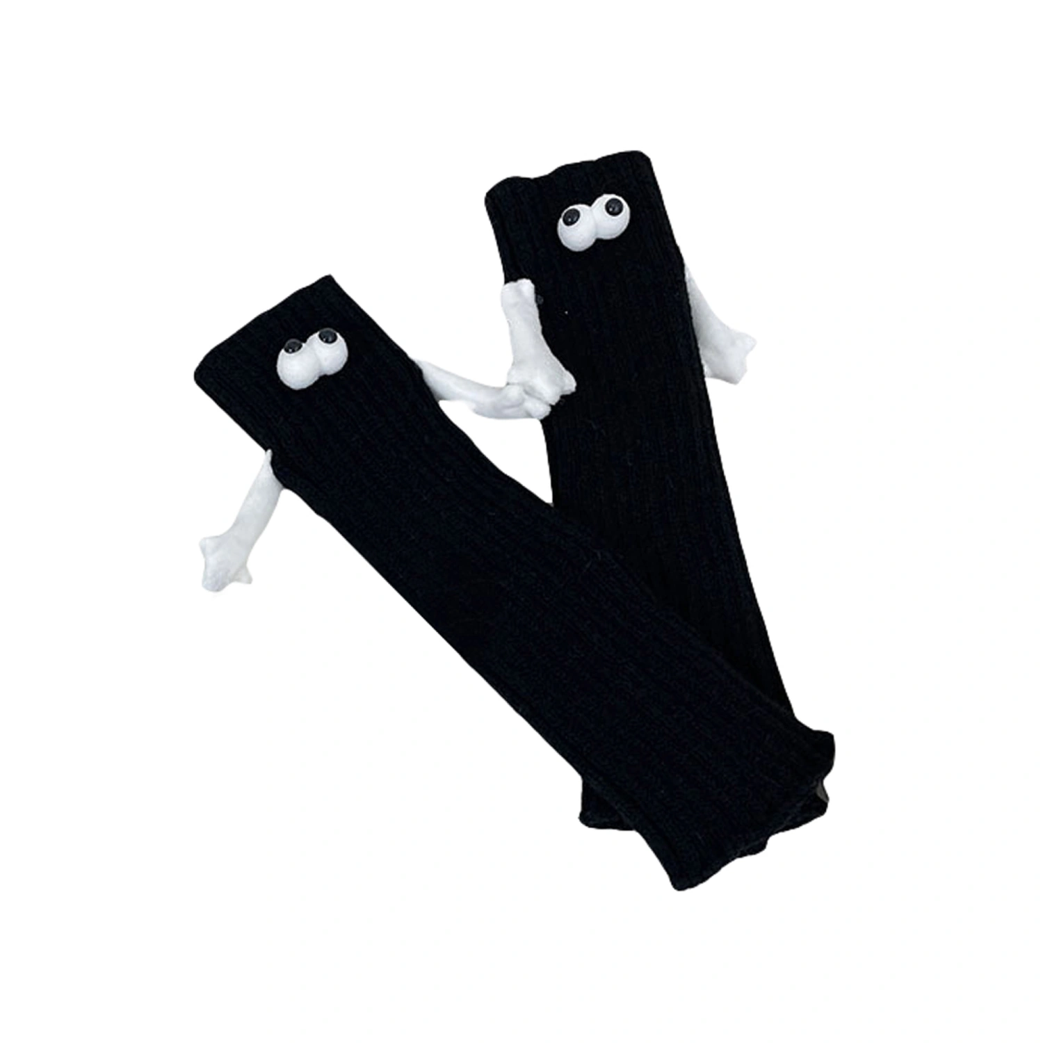 Couple Holding Hands Leg Warmers, Magnetic Suction Boots Covers
