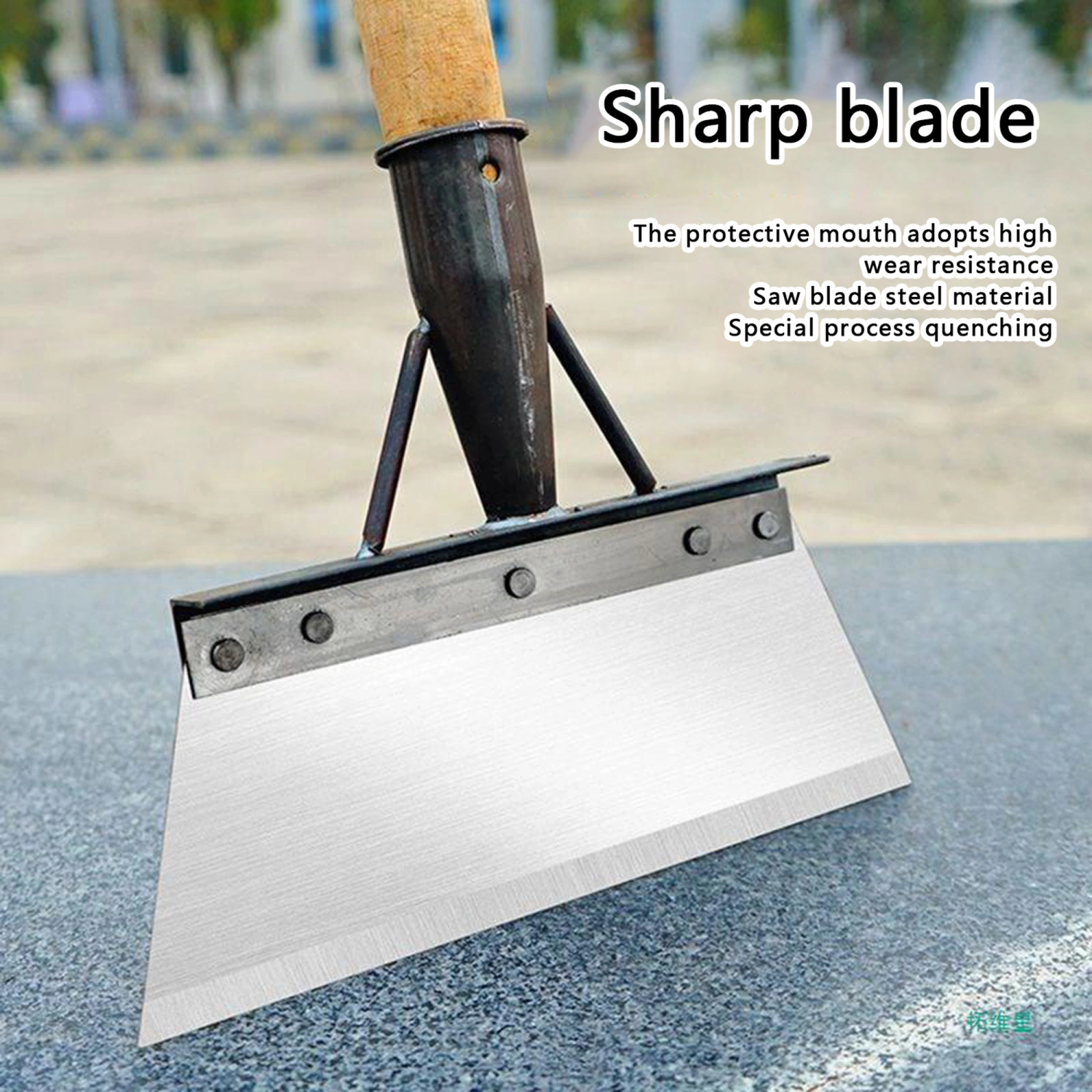 Garden Shovel Multi-Functional Steel Flat Shovel Garden Spade
