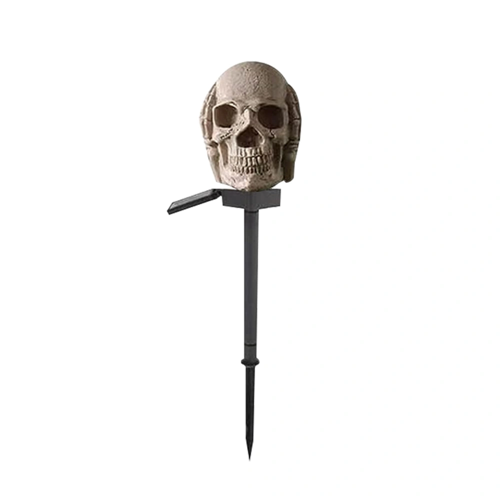 Halloween Solar Light Skull Outdoor Decor Waterproof LED Pathway Light