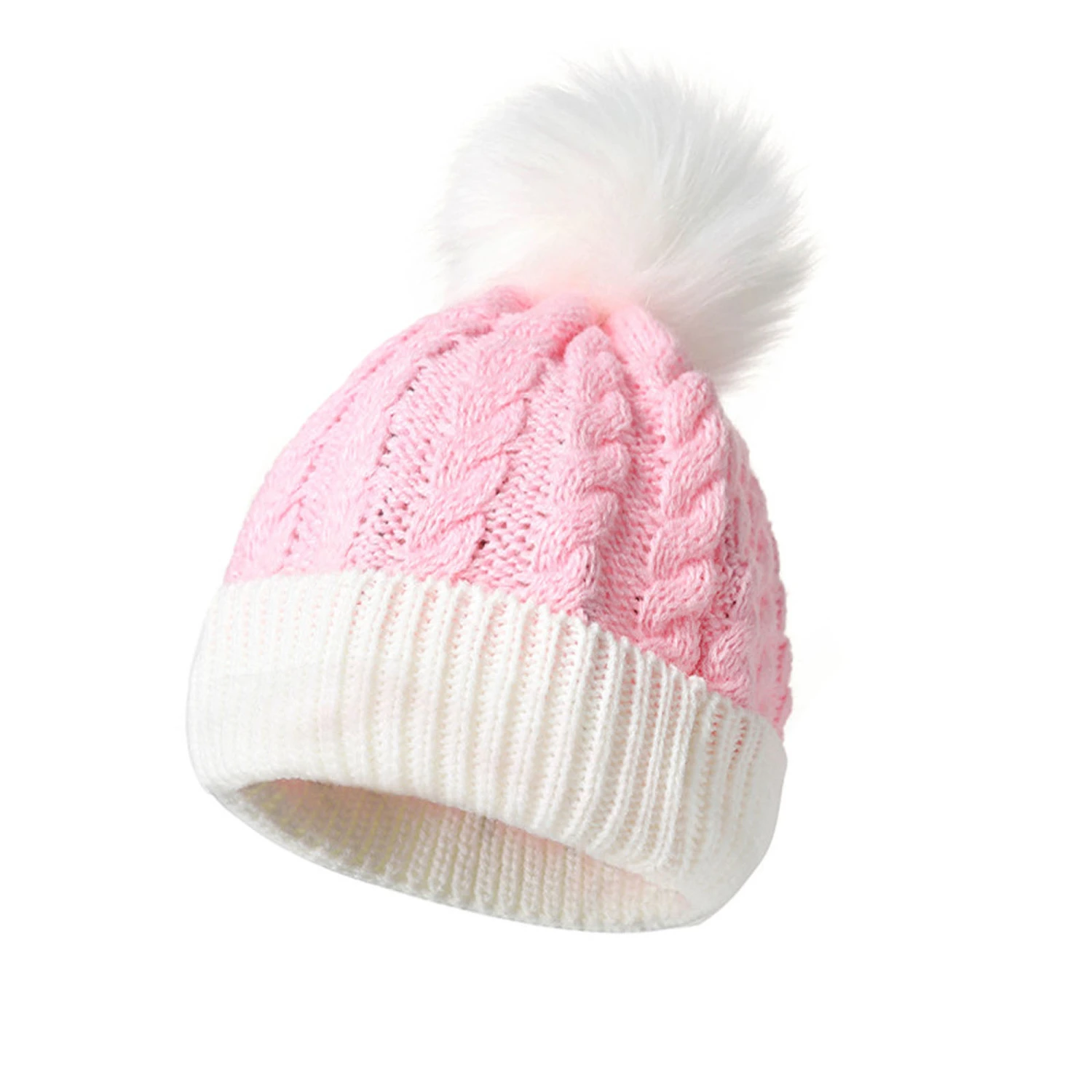 Kids Boy Girl Winter Beanie Hat Gloves Set for Outdoor Skiing, Skating