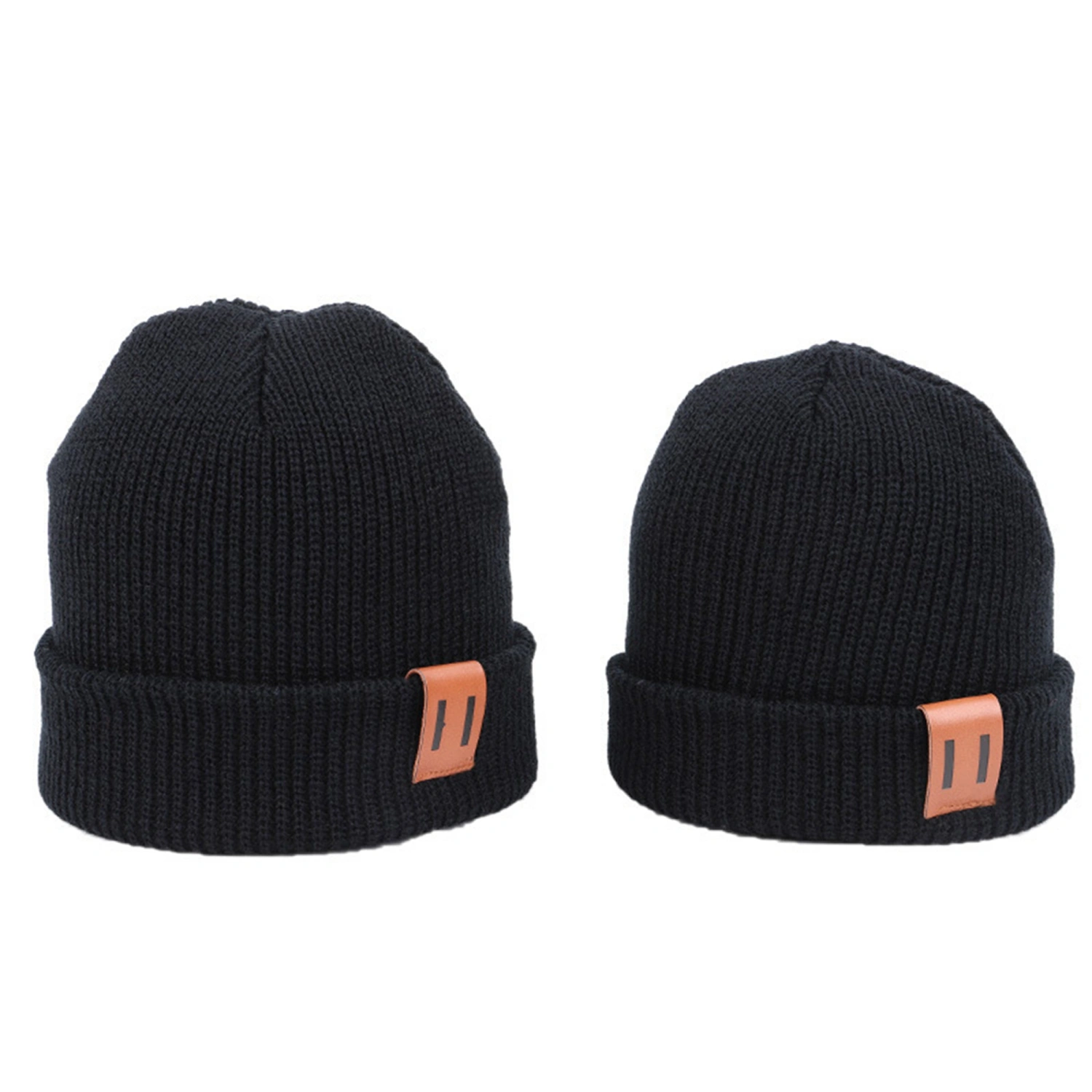 Parent-Child Beanie Hat Mother & Kids Winter Warm Cable Knit Hat