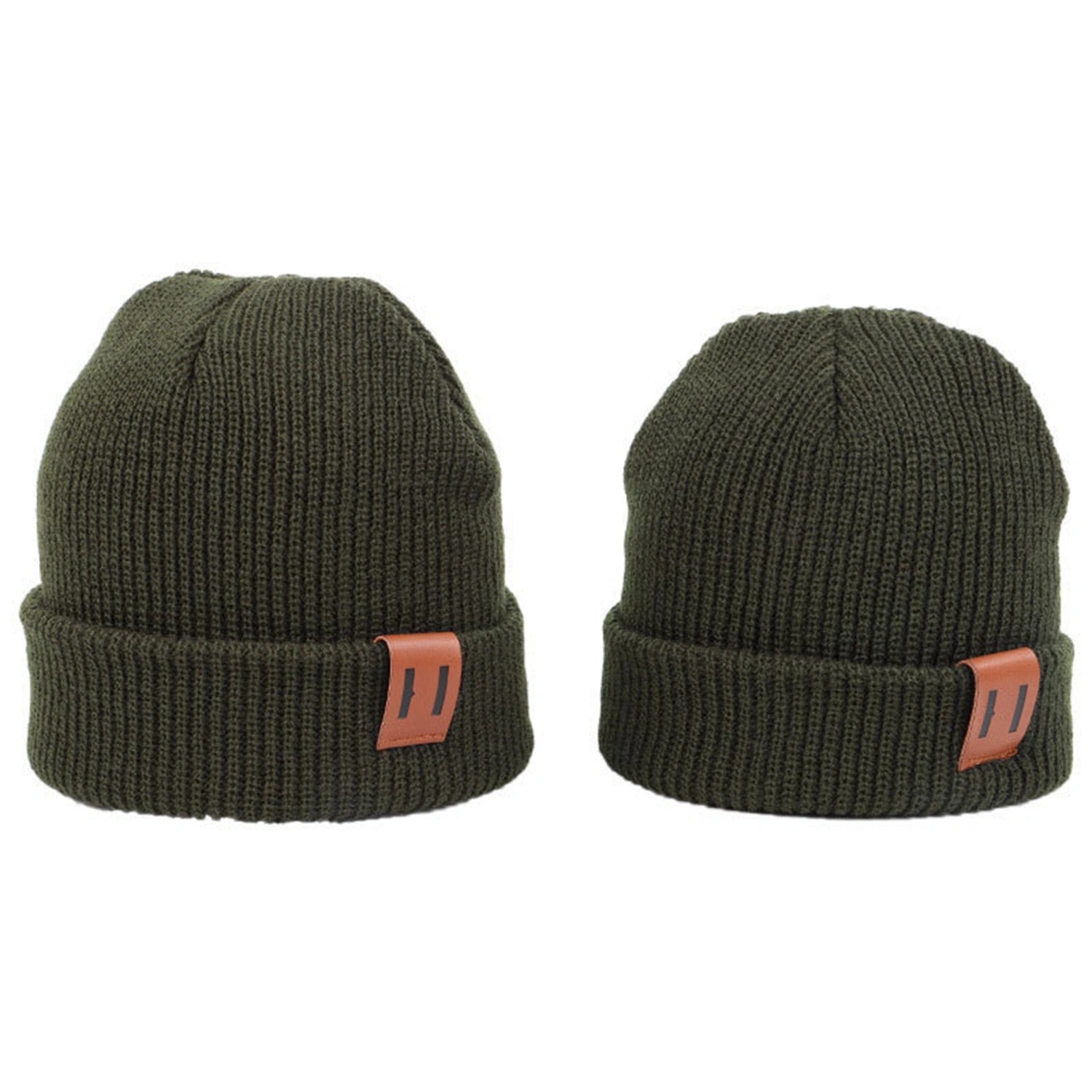 Parent-Child Beanie Hat Mother & Kids Winter Warm Cable Knit Hat