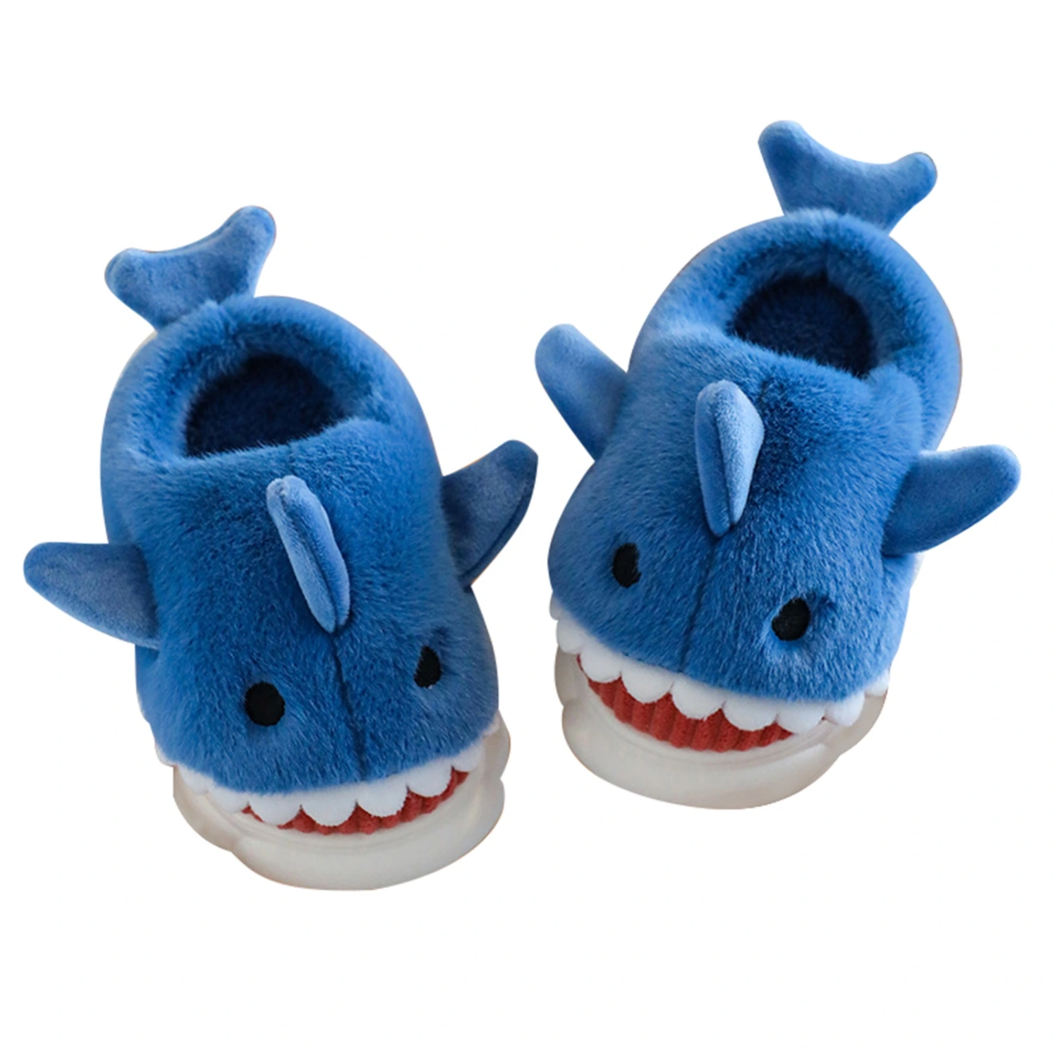 Cute Shark Slippers Warm Plush Doll Antislip Slippers for Kids/Adult