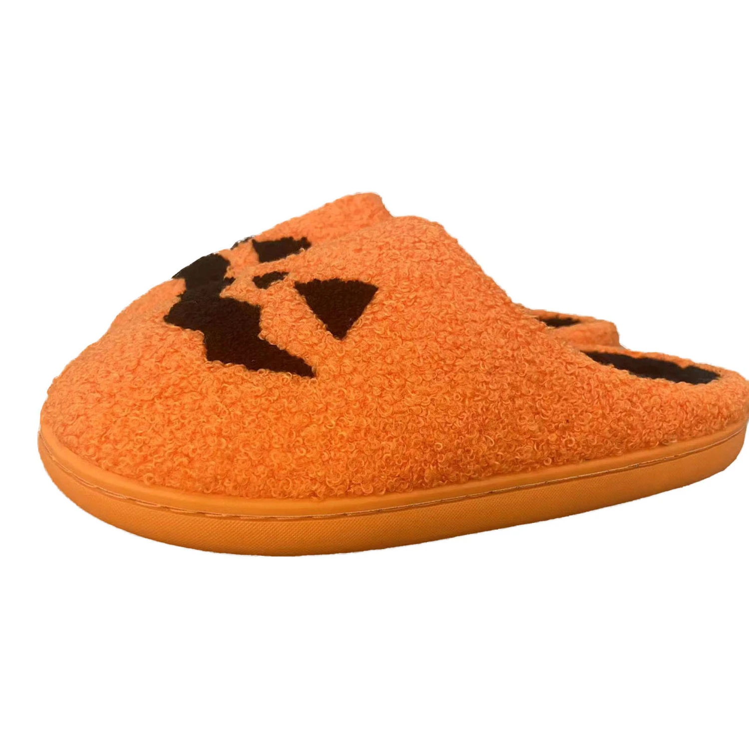 Adult Halloween Fuzzy Slippers Soft Bedroom Slippers Warm House Shoes