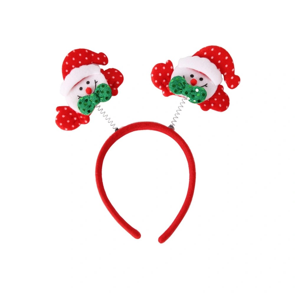 Christmas Headband Santa Elk Snowman Women Hair Band Hair Hoop