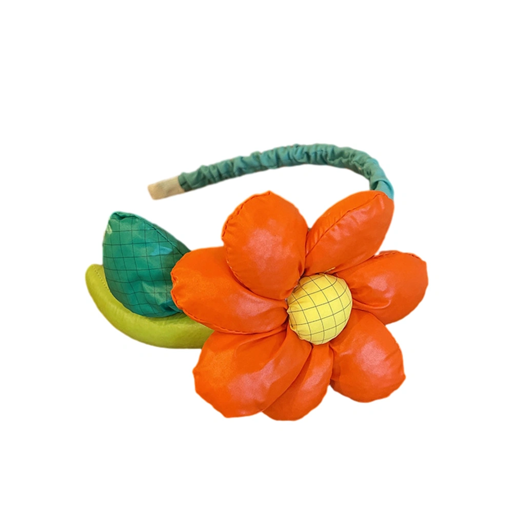 Girl Stylish 3D Sunflower Headband Fashion Party Hair Hoop 