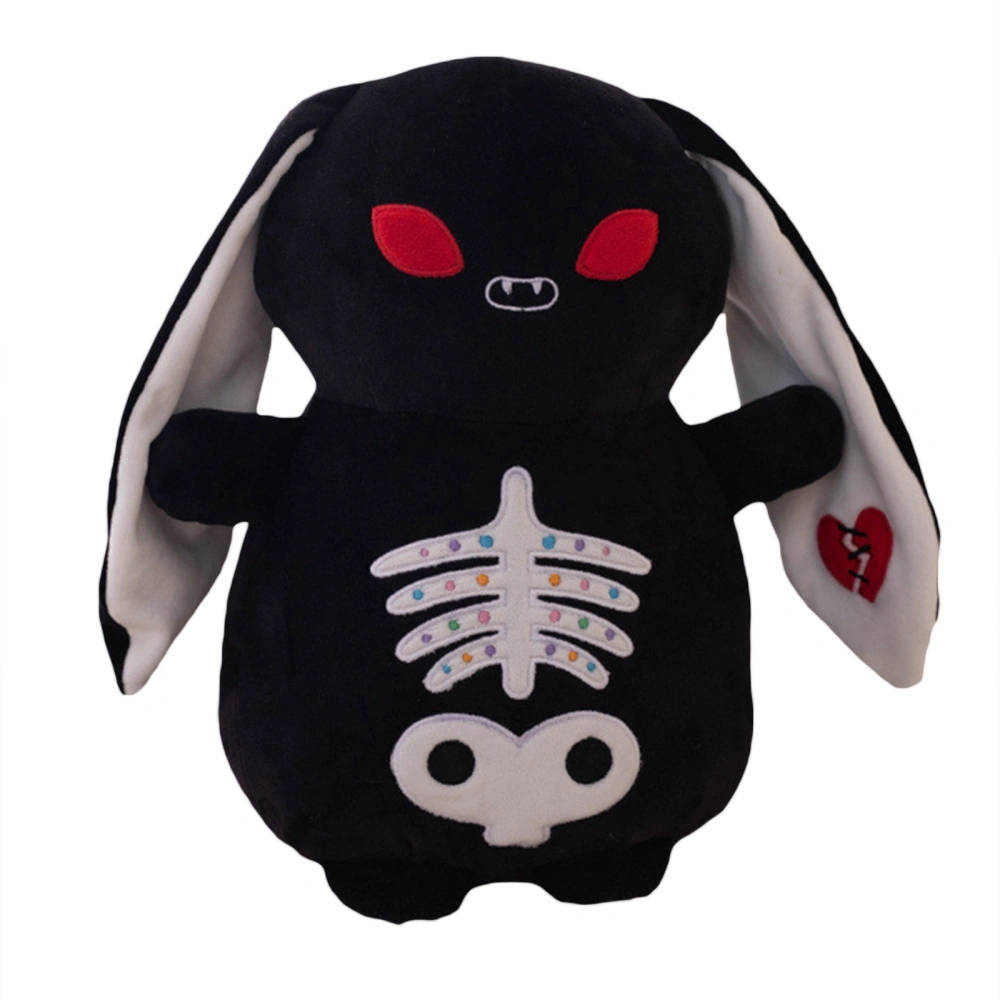 Cute Skull Rabbit Plush Toy Halloween Skeleton Bunny Soft Doll