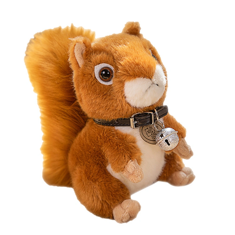 Squirrel Plush Toy Red Squirrel Stuffed Animal with Lifelike Detail