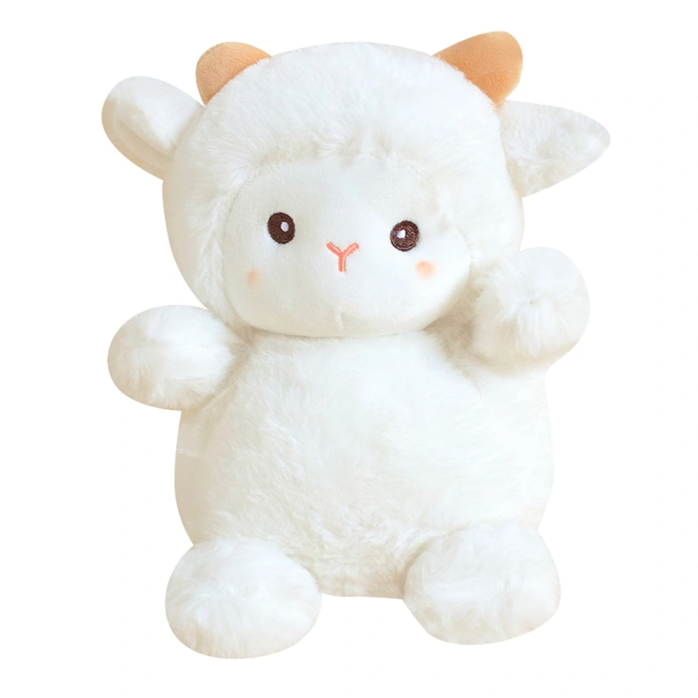 White Sheep Plush Toy, Cute Cartoon Doll Plush Pillow, Sheep Plushie