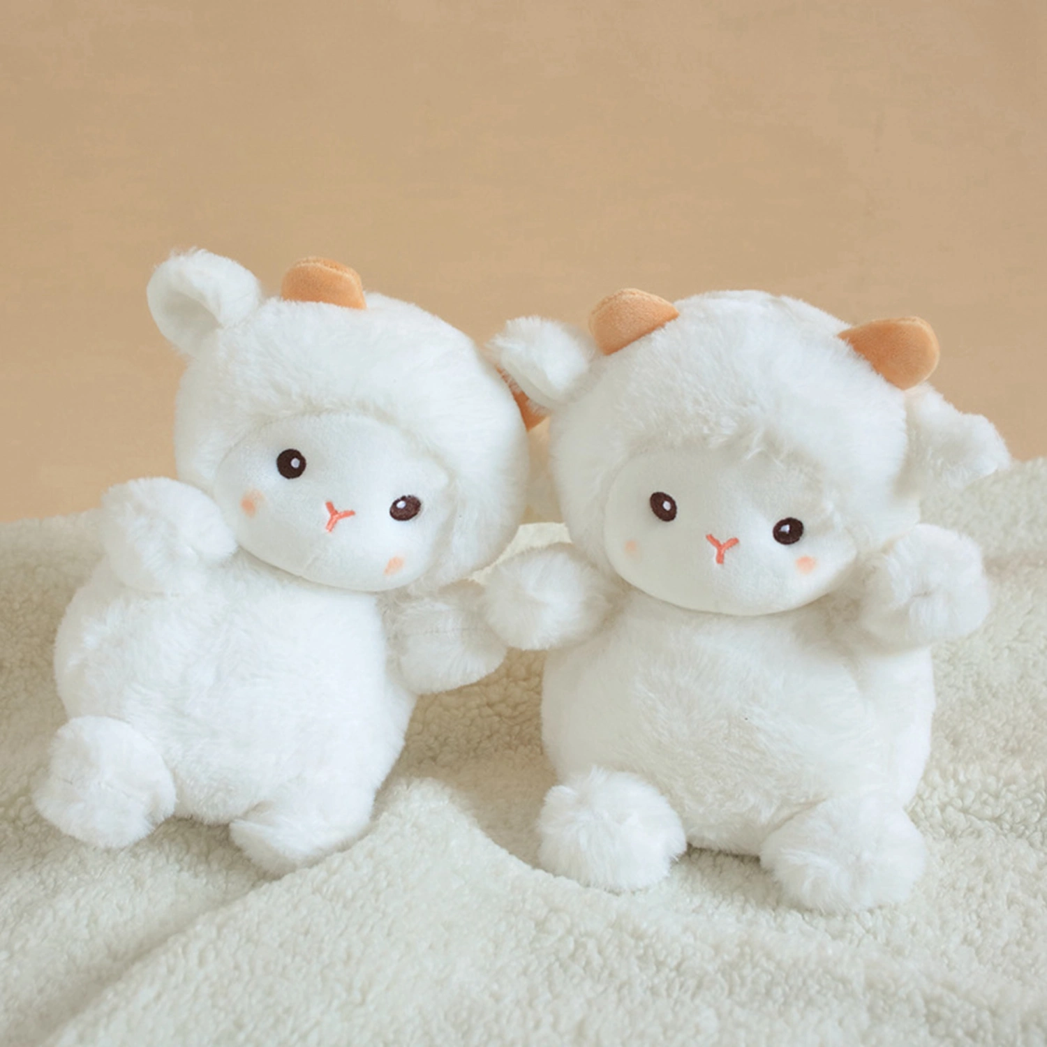 White Sheep Plush Toy, Cute Cartoon Doll Plush Pillow, Sheep Plushie