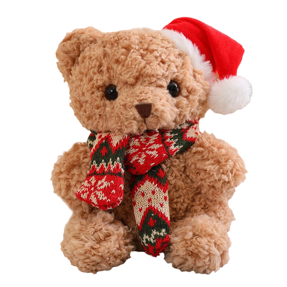 Christmas Plush Bear Toy, Cute Cartoon Doll Plush Pillow, Bear Plushie