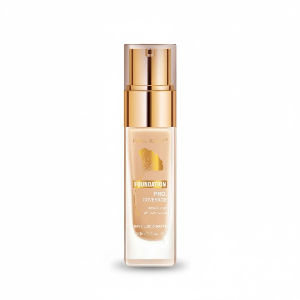 Liquid Foundation Makeup Waterproof Flawless Foundation Concealer