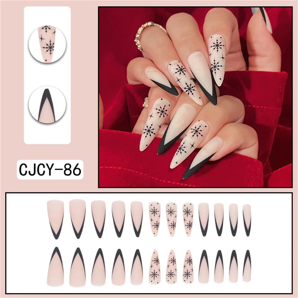 Women Halloween Fake Nails Press on Nails Cute Terror False Nails