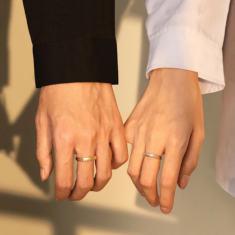 Sunset Couple Ring Men And Women Fashion