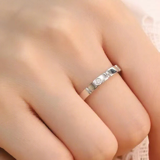 Couple Ring Sterling Silver Couple Rings Wedding Ring Valentine's Day Gift