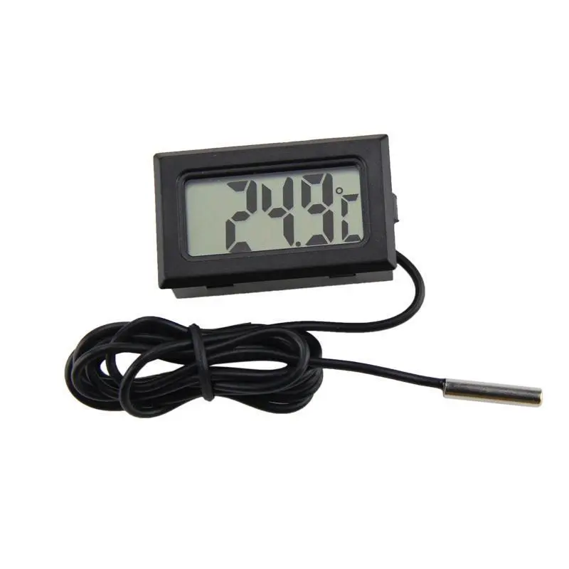 Digital LCD Display Thermometer Fridges Freezers Coolers Chillers Mini Embedded Measuring Tools