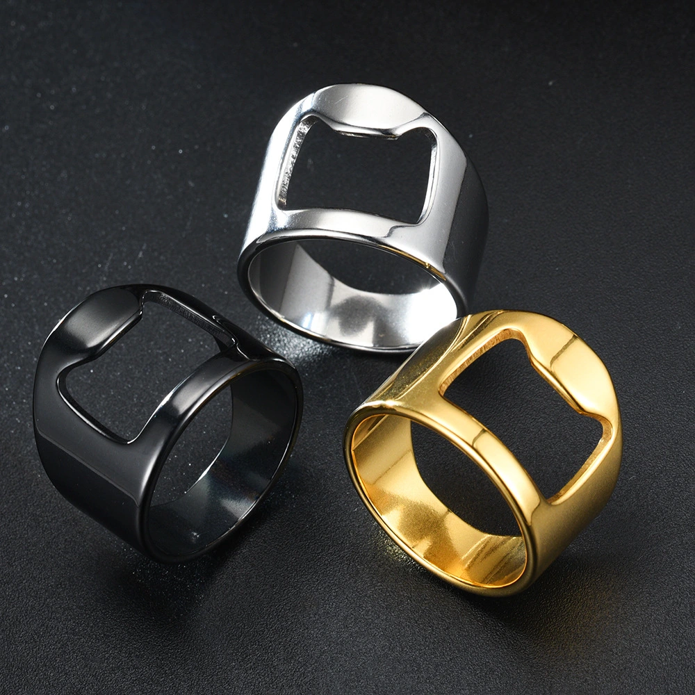 Stainless Steel Bottle Opener Ring