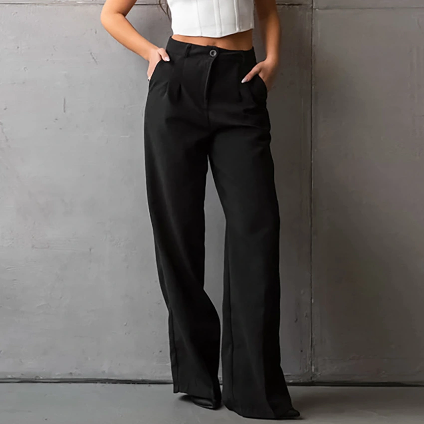 Women's Fashionable Casual Versatile High Waist Casual Pants