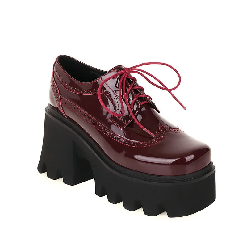 Women's Platform Shoes Platform Shoes Squared Head Chunky Heel