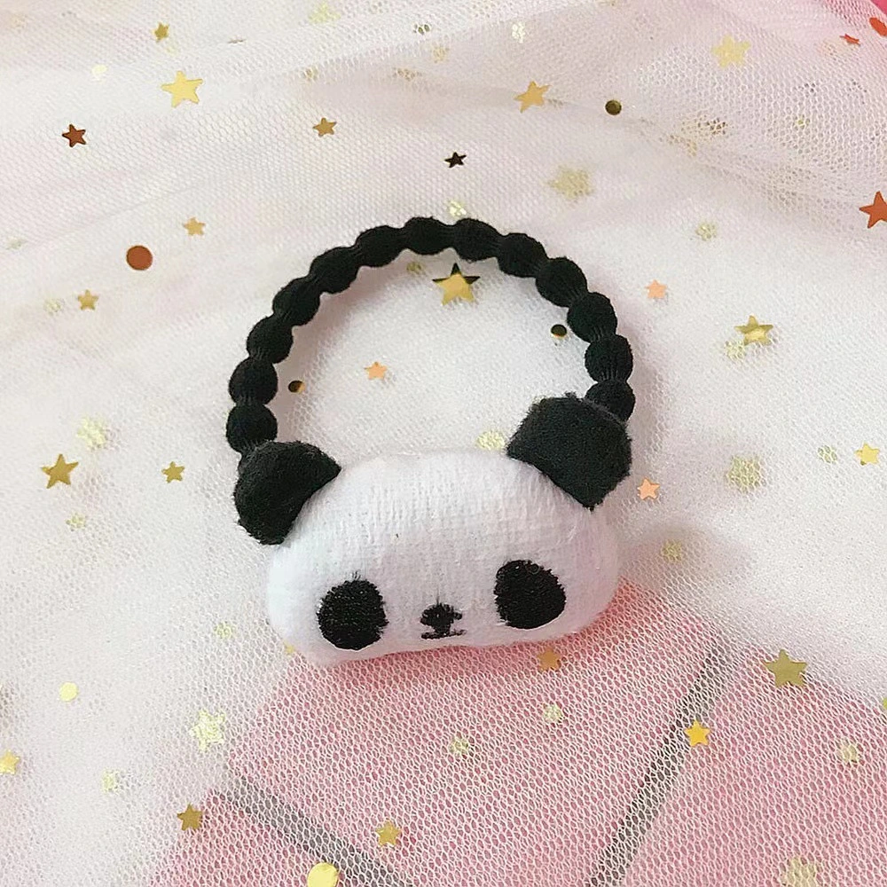 Cute Panda Barrettes Hair Ring Fashion Ornament